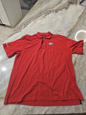 Ducati Corse Polo Shirt Men's 3XL Red Embroidered Motorcycle Racing